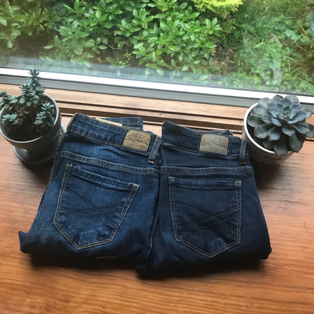 Bundle of 2 Aeropostale skinny jeans(1 NWT/1 used)